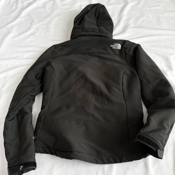 The North Face TNF Apex Softshell Jacket Black Women's Small P Warm Winter FLAW - Picture 10 of 11